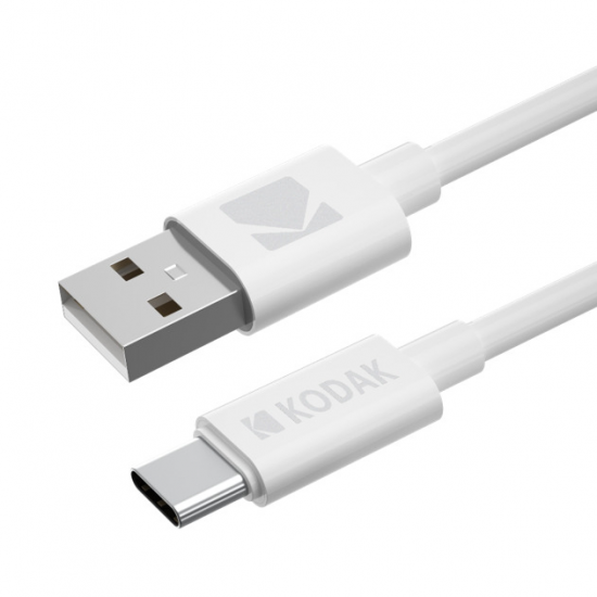 Cable Kodak USB C a USB A 1M blanco